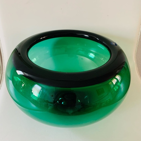 Royal Copenhagen Green Glass bowl - Picture 2 of 11
